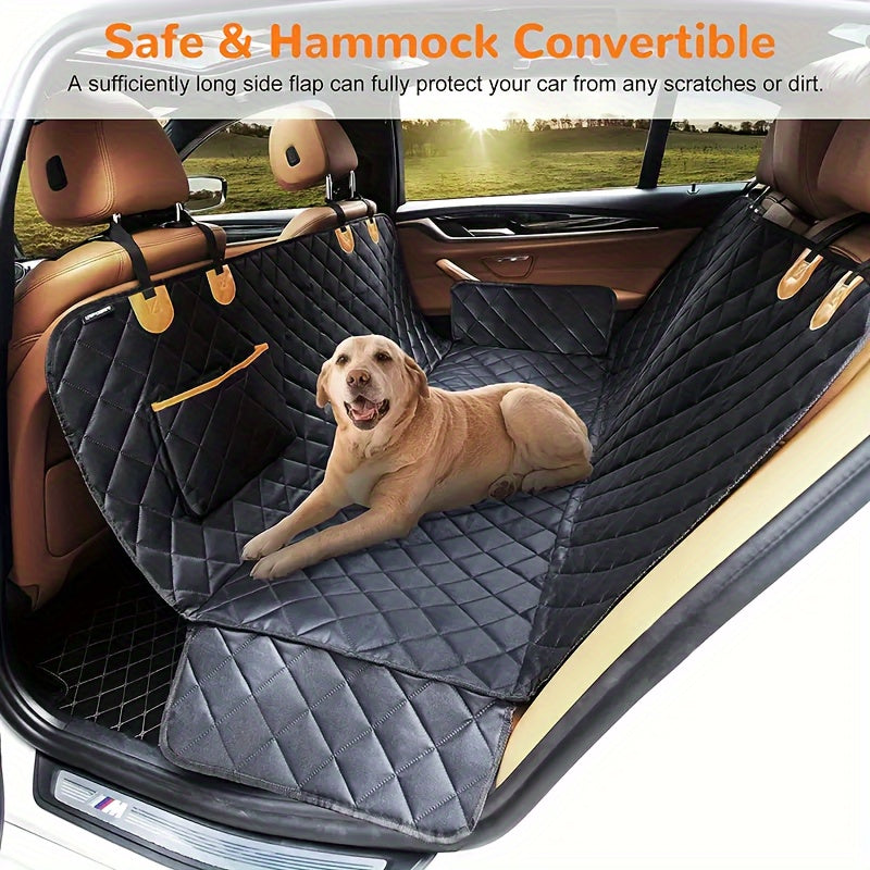 Waterproof Nylon Pet Car Seat Cover for Backseat