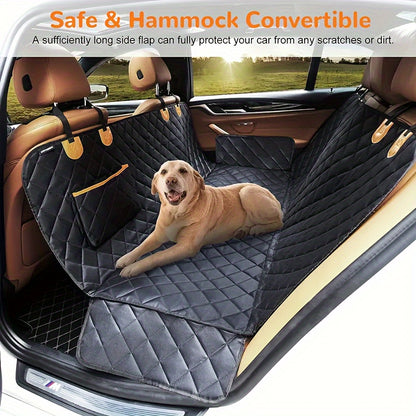 Waterproof Nylon Pet Car Seat Cover for Backseat