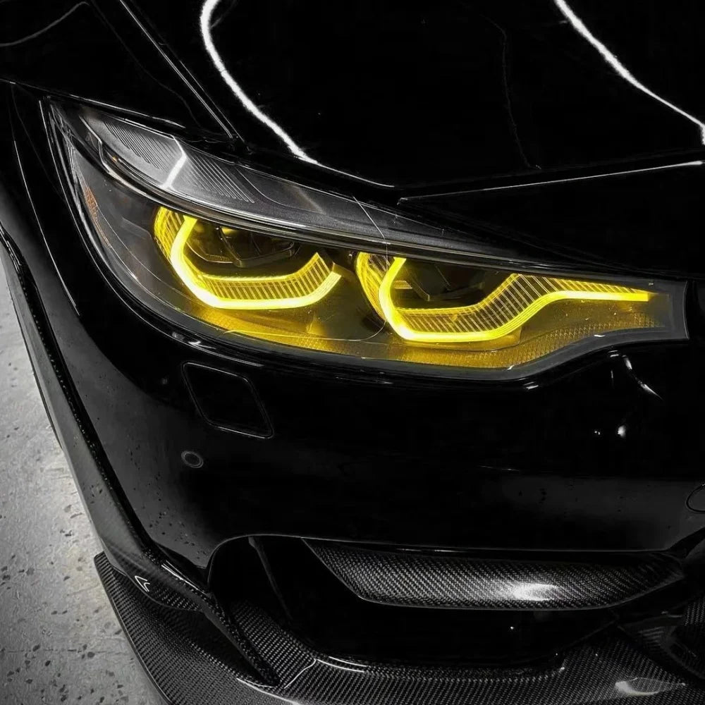 Amber Yellow Red Blue Angel Eyes DRL LED Lights for BMW F80 F82 M3 M4 Series Ikon Style Front Lamp Car Accessories LED Module