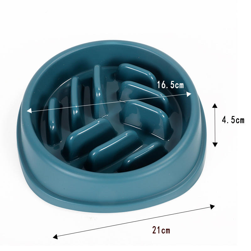 Plastic Food Grade Bpa Free Pet Slow Feeder Dog Bowl Set of 4PCS
