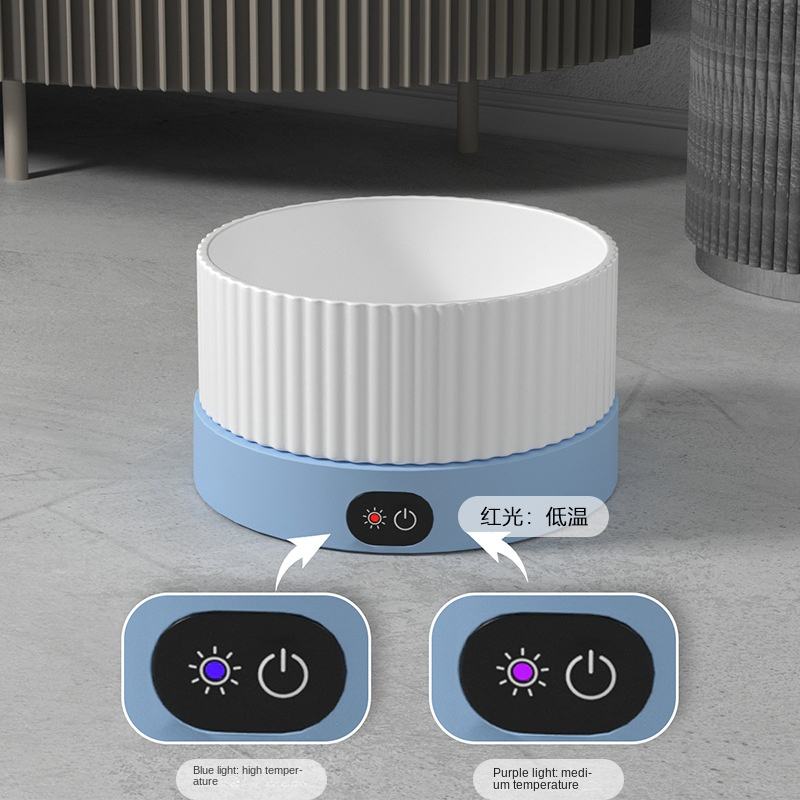 Dog Heated Water Dispenser with Ceramic Bowl Winter Pet Dog Drinker