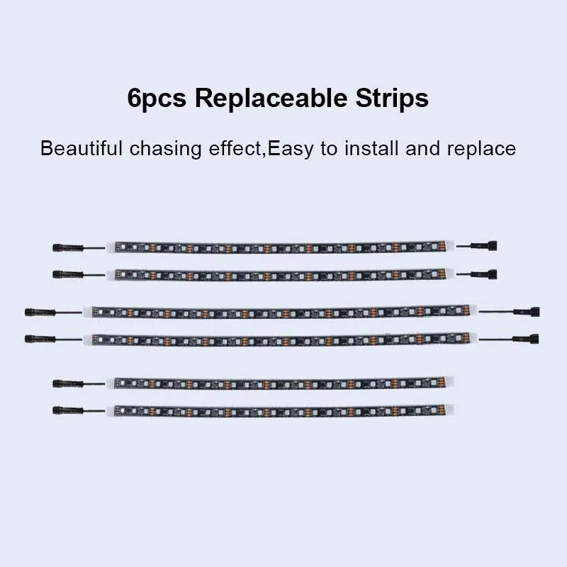 No.1 Selling Car Under Glow Kit 3 Years Warranty RGB Chasing LED Neon Underbody IP68 Waterproof RGBIC Underglow Light for Car