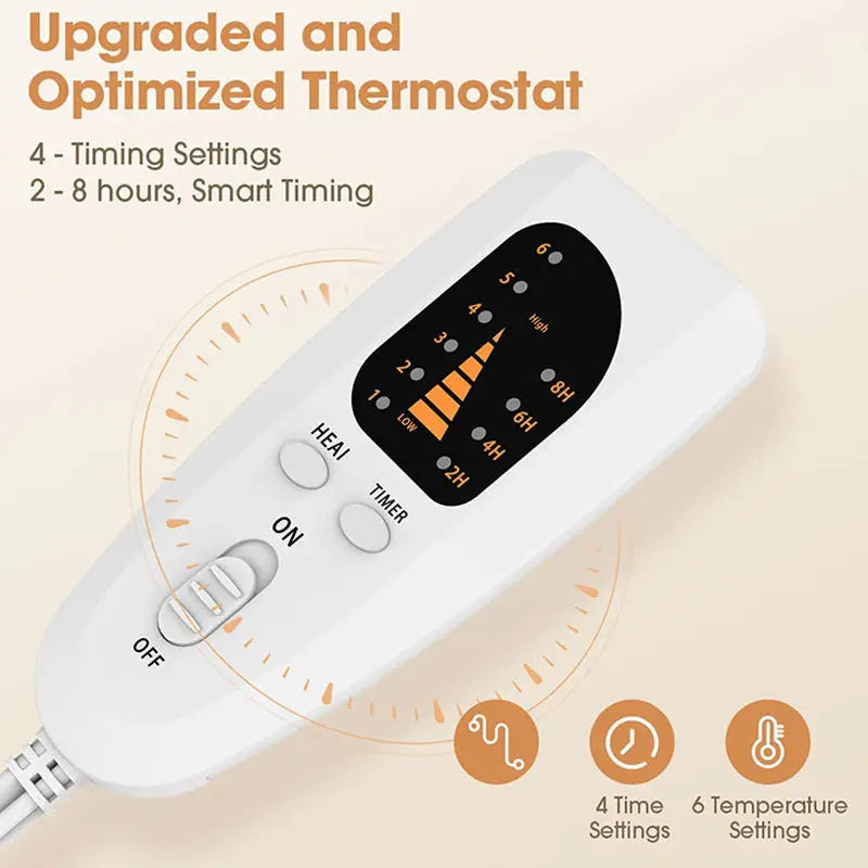 Super Soft Feet Heating Pad  6-Level Heating Foot  Boots for men and women