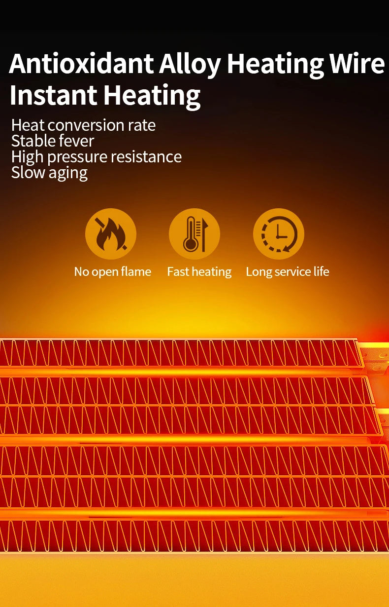 Winter Car Warm Air Blower Electric Heater High-Power Car Heating Heater Car Defrosting Snow Removal And Fog Removal