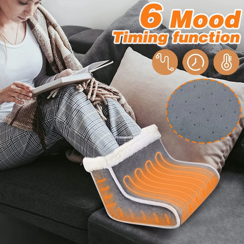 Super Soft Feet Heating Pad  6-Level Heating Foot  Boots for men and women