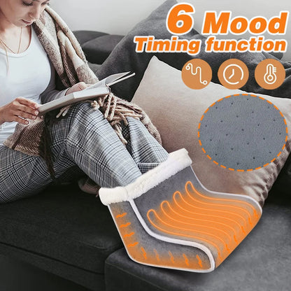 Super Soft Feet Heating Pad  6-Level Heating Foot  Boots for men and women