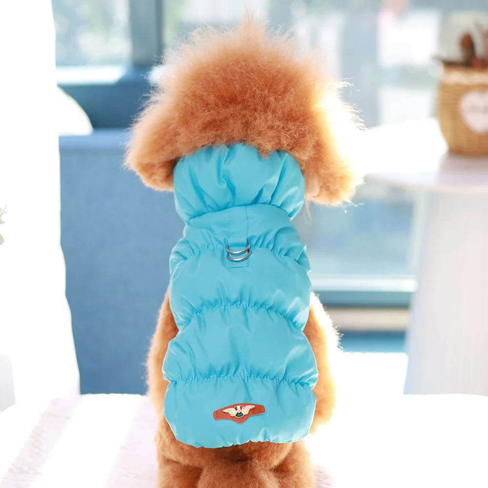Winter Padded Puppy Cat Coat Jacket For Small Medium Dogs