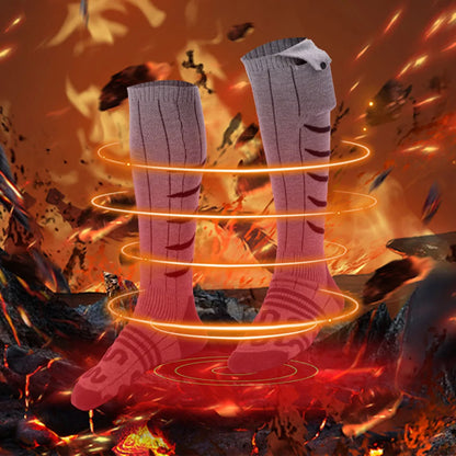 Winter Heating Socks Cold-Proof Winter Warm Thermal Socks Fast Heating Warm Winter Socks Washable for Cycling Camping Skating