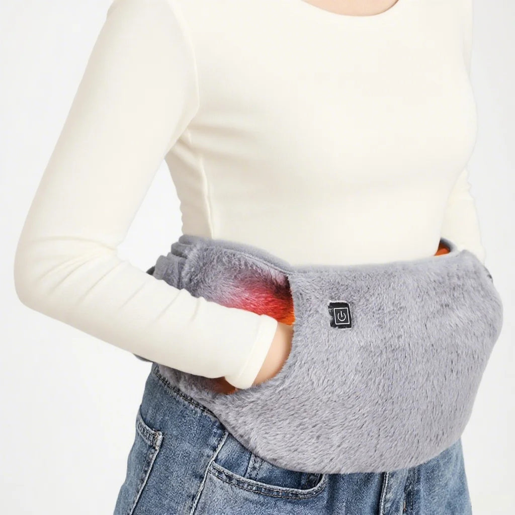 USB Portable Hand Warmer Rechargeable Plush Reusable Electric Foot Heater