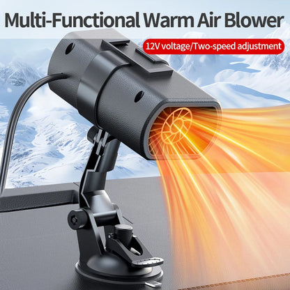 Winter Car Warm Air Blower Electric Heater High-Power Car Heating Heater Car Defrosting Snow Removal And Fog Removal