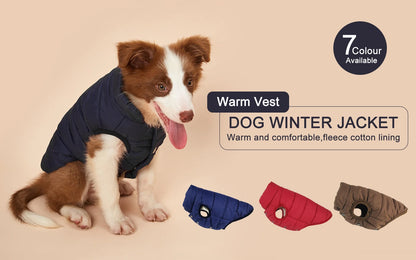 Winter Dog Clothes Outdoor Cold Proof Warm Dog Jacket