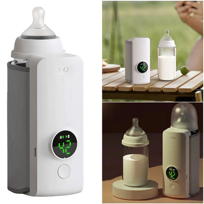 Rechargeable Portable Baby Bottle Warmer– Fast Heating, Travel-Friendly Design