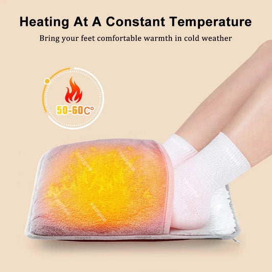 Foot Warmer USB Heater – Soft Plush Flannel Thermal Pad