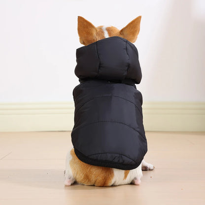 Dog Winter Clothes Warm Pet Thicken Fleece Vest Comfortable Puppy Waterproof Hoodies