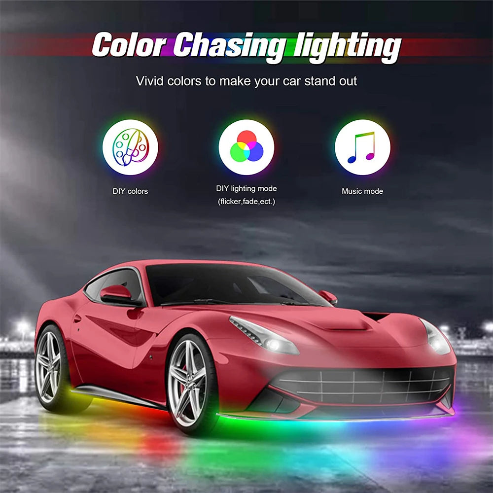 LED Underbody Strip Light Auto Decorative Ambient Lamp
