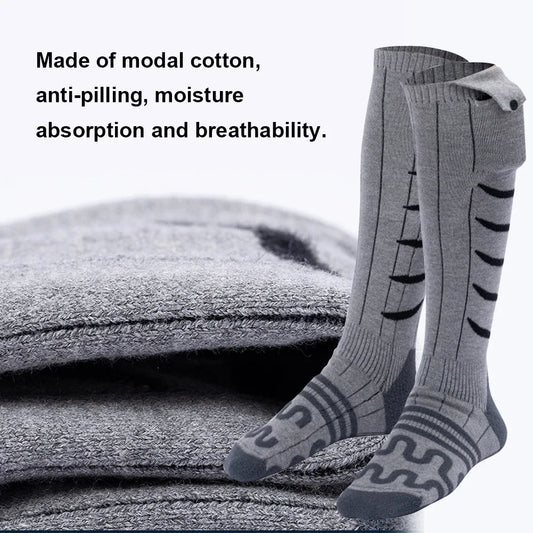 Winter Heating Socks Cold-Proof Winter Warm Thermal Socks Fast Heating Warm Winter Socks Washable for Cycling Camping Skating