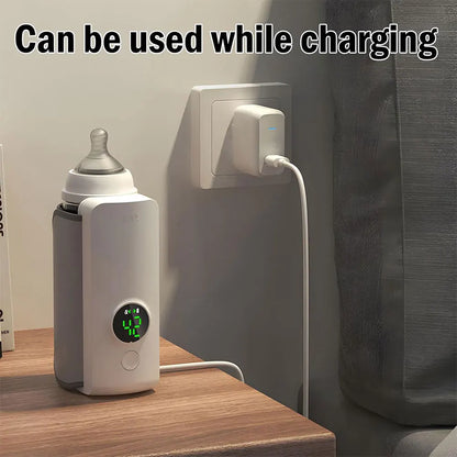 Rechargeable Portable Baby Bottle Warmer– Fast Heating, Travel-Friendly Design