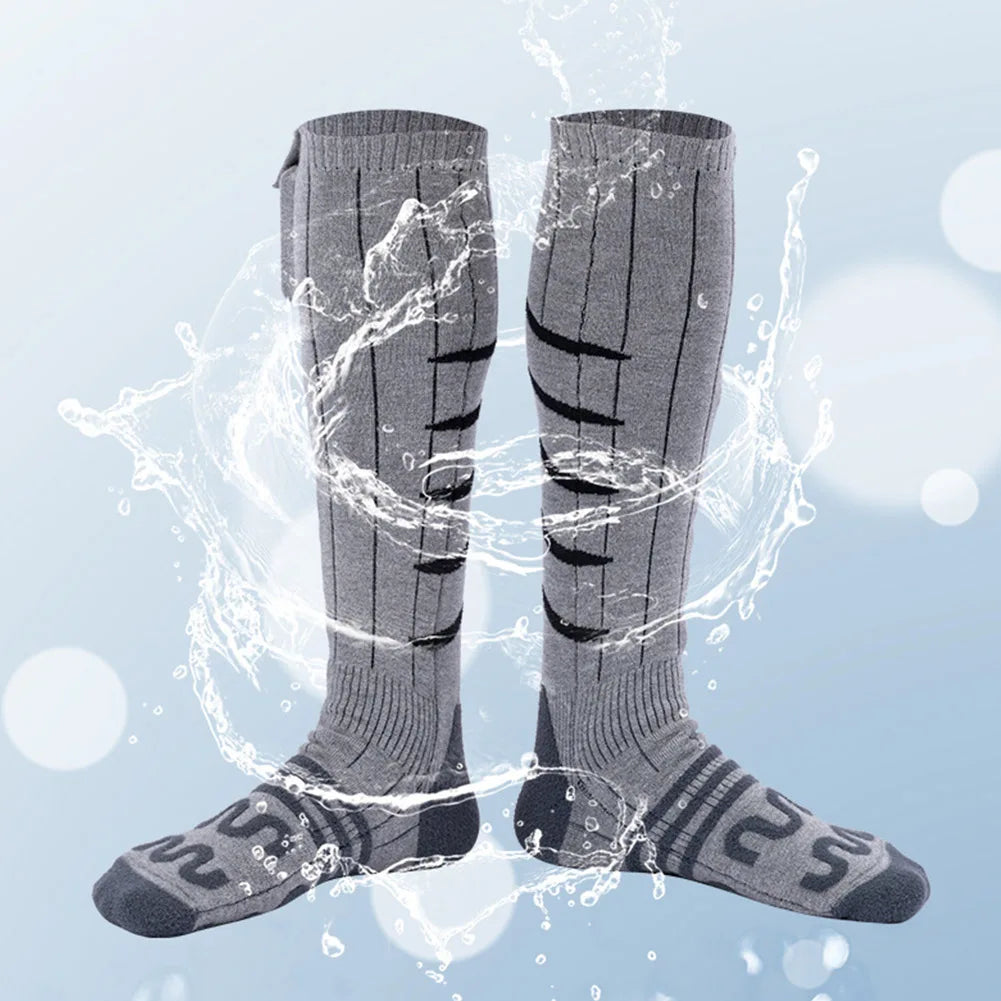 Winter Heating Socks Cold-Proof Winter Warm Thermal Socks Fast Heating Warm Winter Socks Washable for Cycling Camping Skating
