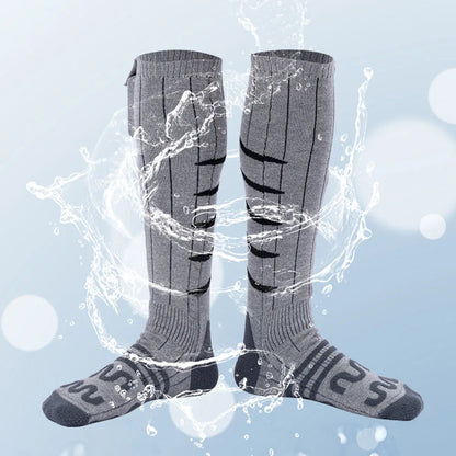 Winter Heating Socks Cold-Proof Winter Warm Thermal Socks Fast Heating Warm Winter Socks Washable for Cycling Camping Skating