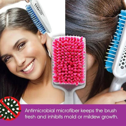 Professional Hair Stylist Recommended Drying Brush Sponge Paddle Fabric Bristles Plastic Ergonomic Handle Fast Drying Time