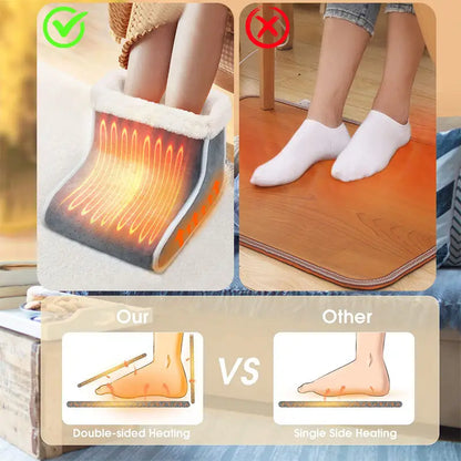 Super Soft Feet Heating Pad  6-Level Heating Foot  Boots for men and women