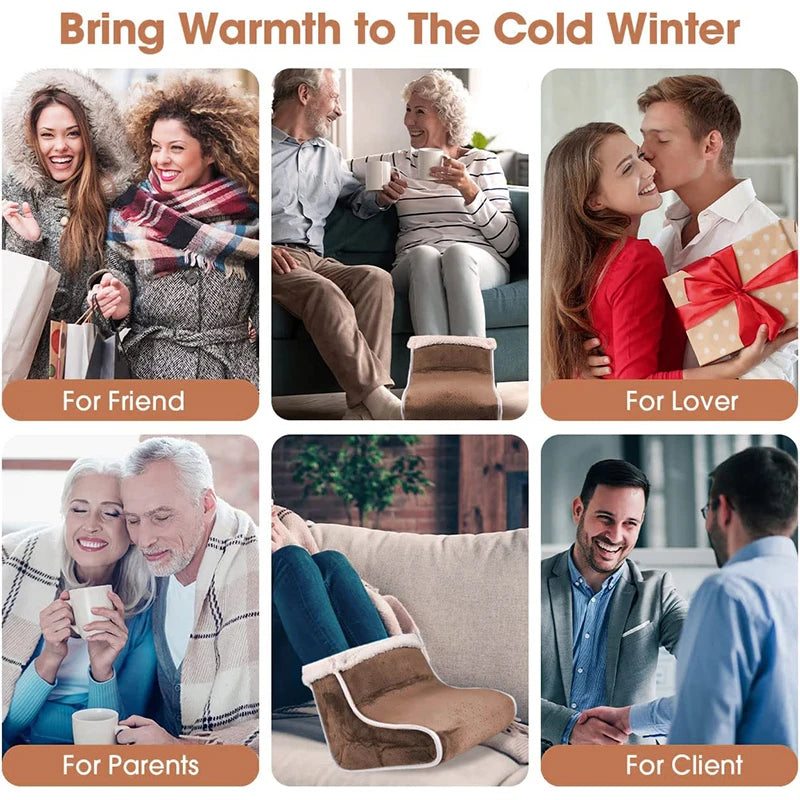 Super Soft Feet Heating Pad  6-Level Heating Foot  Boots for men and women