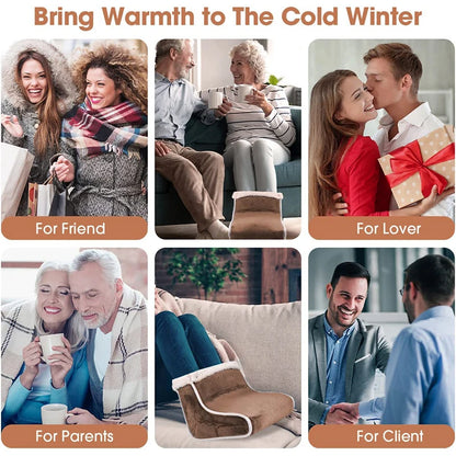 Super Soft Feet Heating Pad  6-Level Heating Foot  Boots for men and women