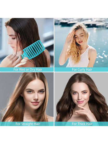 Professional Salon Hairdressing Comb Scalp MassageCombs Wet Curly Detangle Hair Brush for Barber Styling Tools