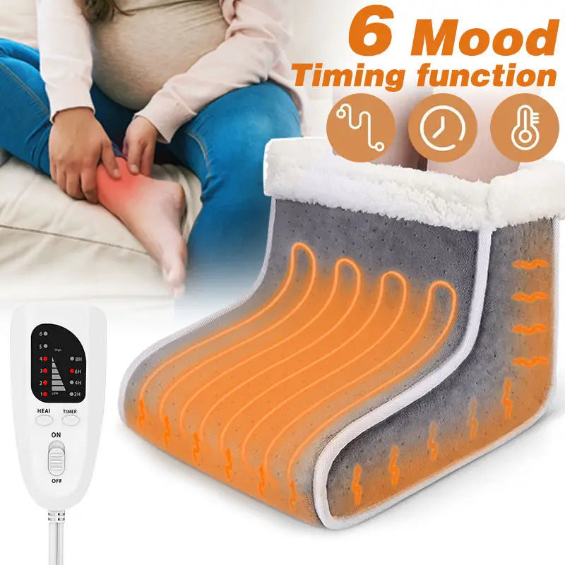 Super Soft Feet Heating Pad  6-Level Heating Foot  Boots for men and women
