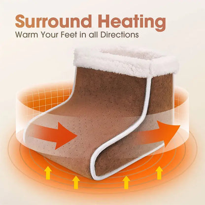 Super Soft Feet Heating Pad  6-Level Heating Foot  Boots for men and women