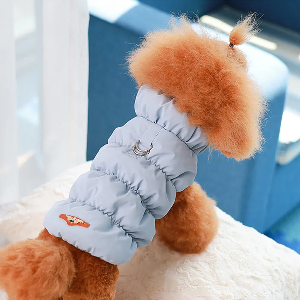 Winter Padded Puppy Cat Coat Jacket For Small Medium Dogs