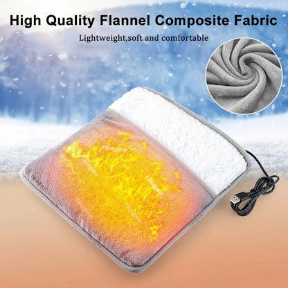 Foot Warmer USB Heater – Soft Plush Flannel Thermal Pad
