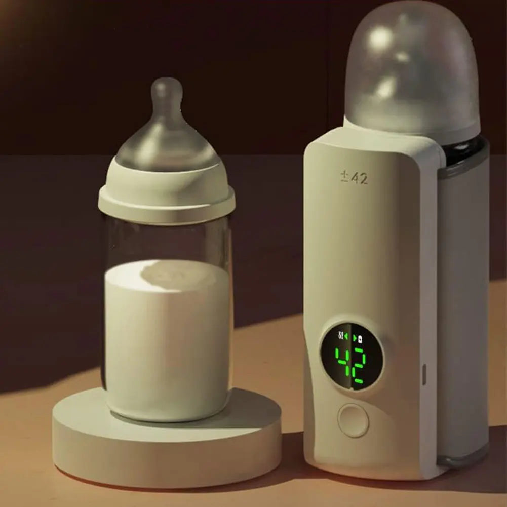 Rechargeable Portable Baby Bottle Warmer– Fast Heating, Travel-Friendly Design