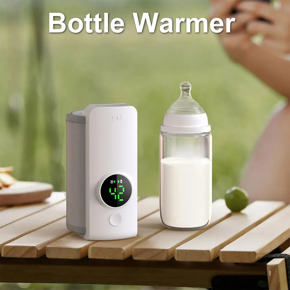 Rechargeable Portable Baby Bottle Warmer– Fast Heating, Travel-Friendly Design