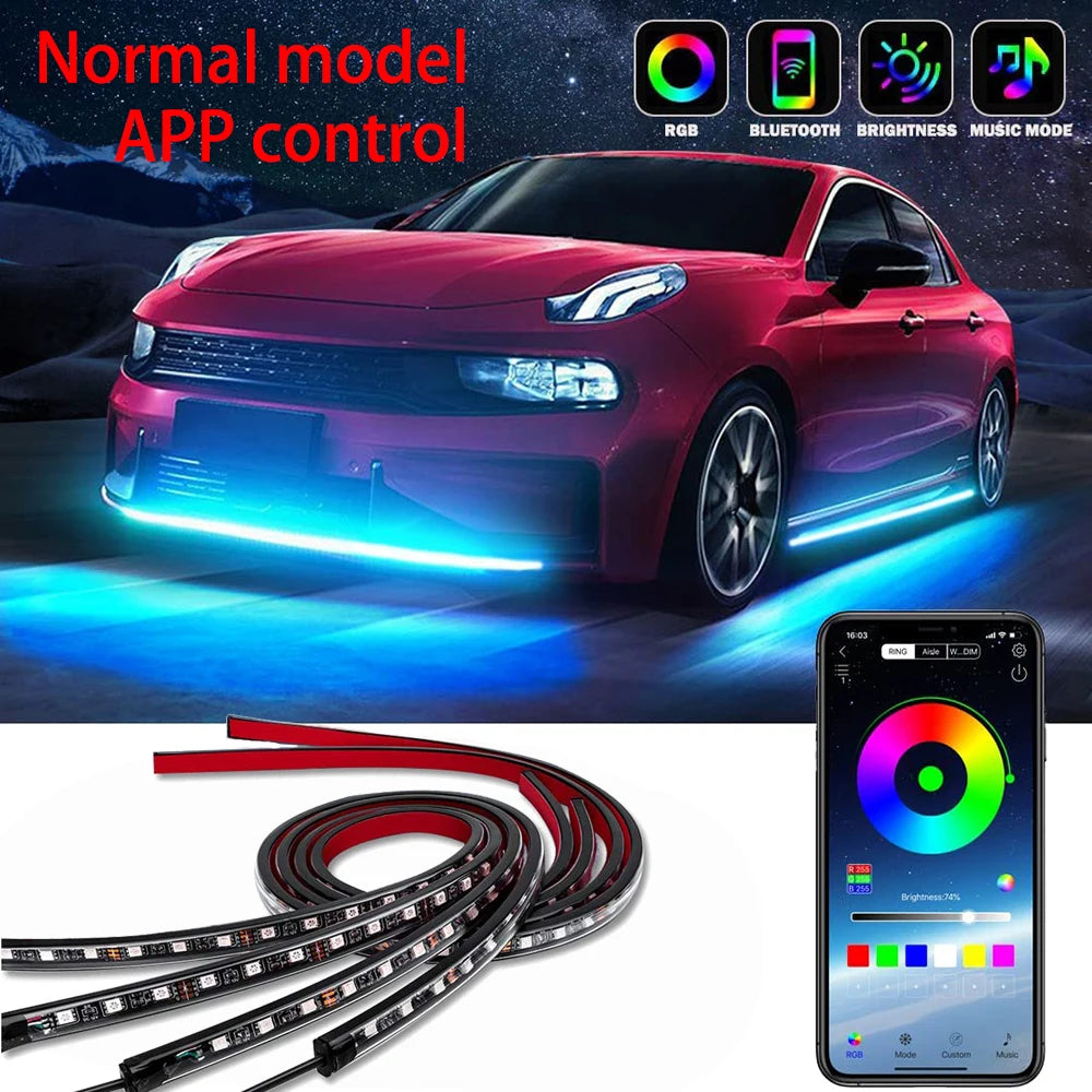 LED Underbody Strip Light Auto Decorative Ambient Lamp