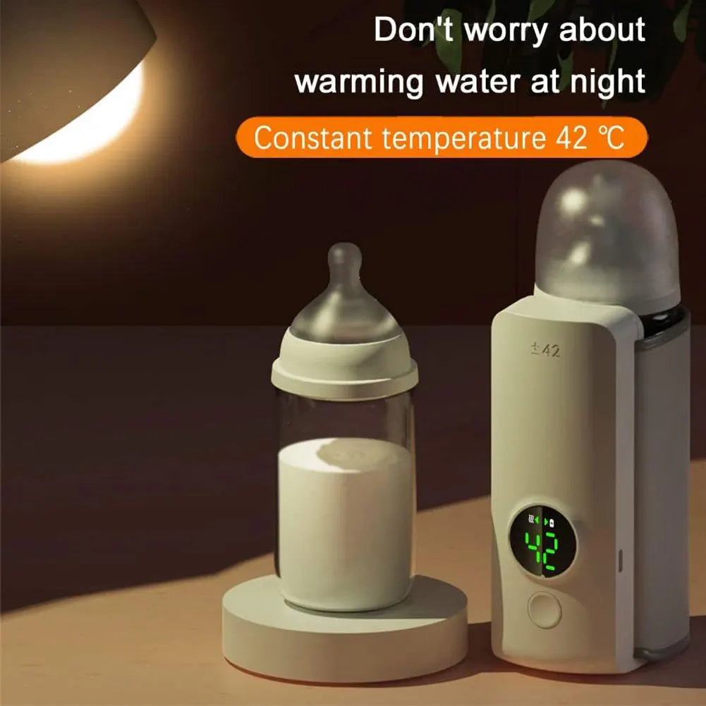 Rechargeable Portable Baby Bottle Warmer– Fast Heating, Travel-Friendly Design