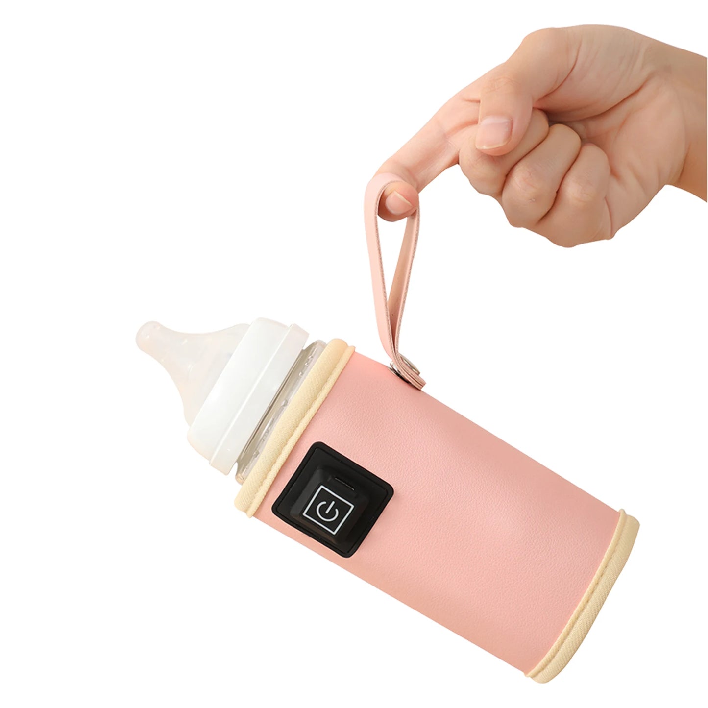 Portable USB Baby Bottle Warmer | Travel-Friendly Milk Heater with Thermostat