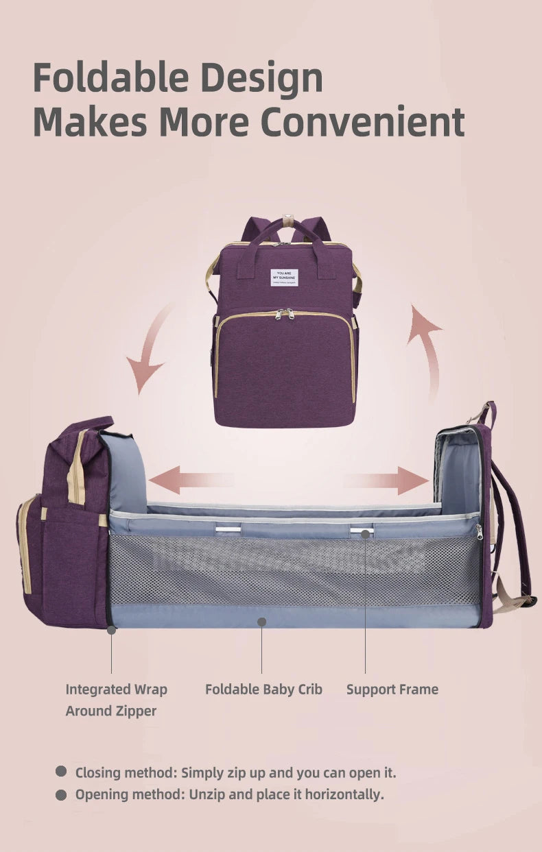 multifunctional maternity backpack/diper bag