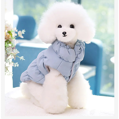 Winter Padded Puppy Cat Coat Jacket For Small Medium Dogs