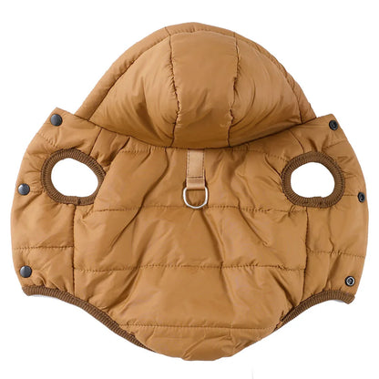 Dog Winter Clothes Warm Pet Thicken Fleece Vest Comfortable Puppy Waterproof Hoodies