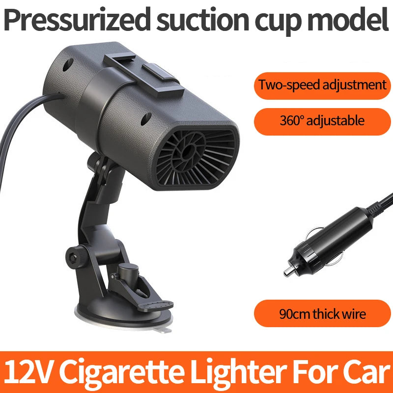 Winter Car Warm Air Blower Electric Heater High-Power Car Heating Heater Car Defrosting Snow Removal And Fog Removal