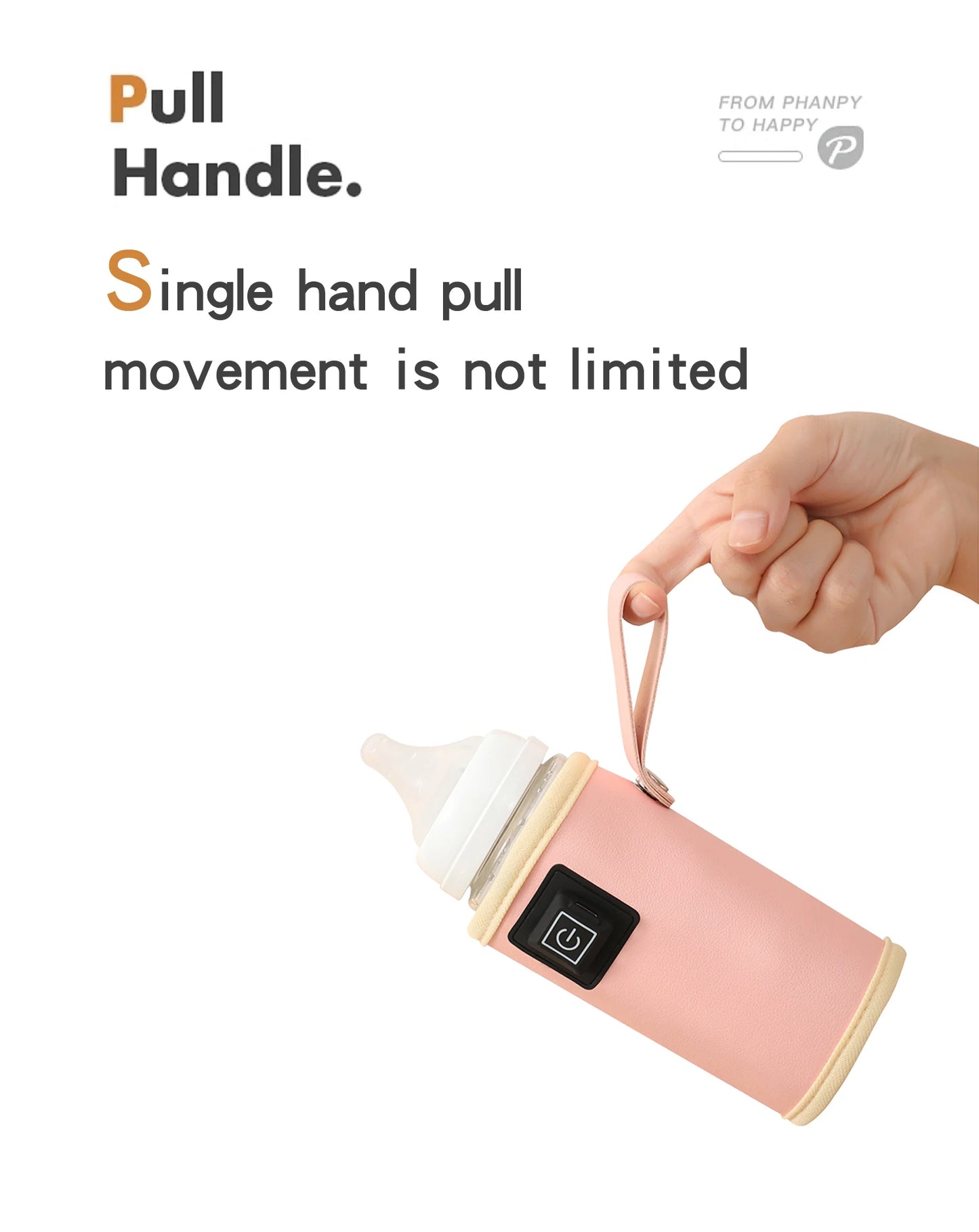 Portable USB Baby Bottle Warmer | Travel-Friendly Milk Heater with Thermostat