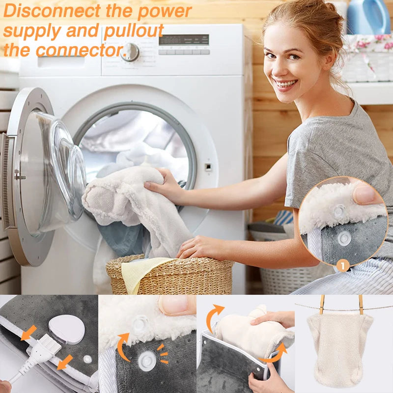 Super Soft Feet Heating Pad  6-Level Heating Foot  Boots for men and women