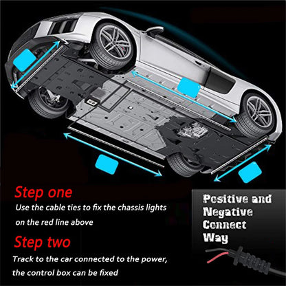 LED Underbody Strip Light Auto Decorative Ambient Lamp