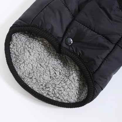 Dog Winter Clothes Warm Pet Thicken Fleece Vest Comfortable Puppy Waterproof Hoodies