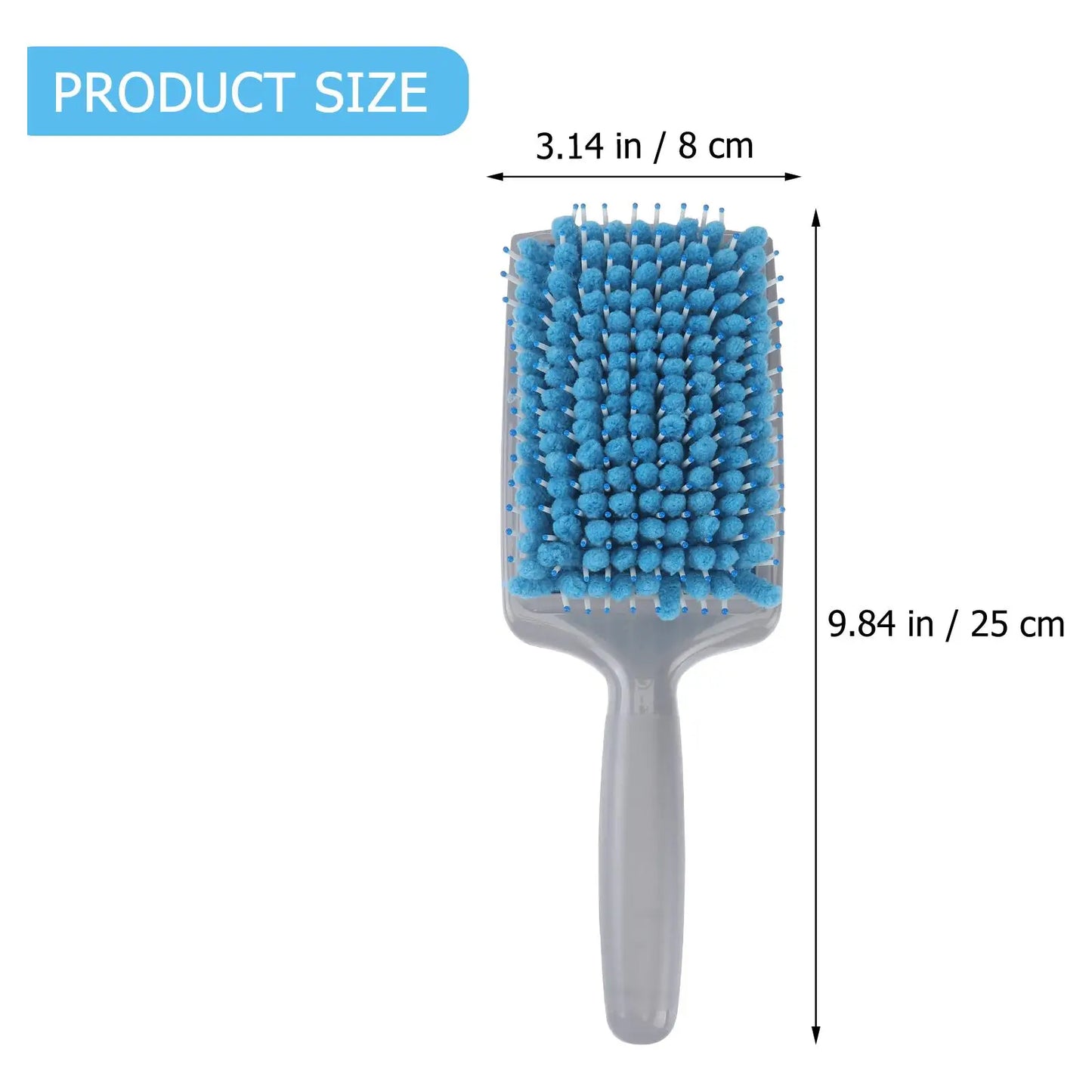 Professional Hair Stylist Recommended Drying Brush Sponge Paddle Fabric Bristles Plastic Ergonomic Handle Fast Drying Time