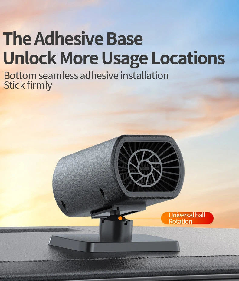 Winter Car Warm Air Blower Electric Heater High-Power Car Heating Heater Car Defrosting Snow Removal And Fog Removal