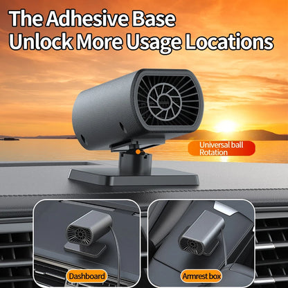Winter Car Warm Air Blower Electric Heater High-Power Car Heating Heater Car Defrosting Snow Removal And Fog Removal