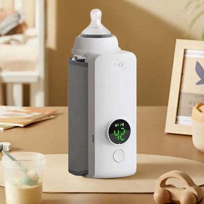 Rechargeable Portable Baby Bottle Warmer– Fast Heating, Travel-Friendly Design
