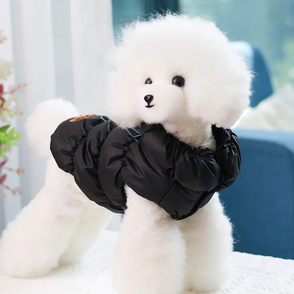 Winter Padded Puppy Cat Coat Jacket For Small Medium Dogs